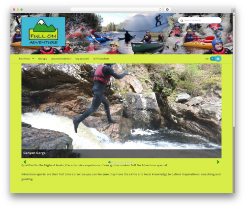 Pharmacy WordPress website theme - fullonadventure.co.uk