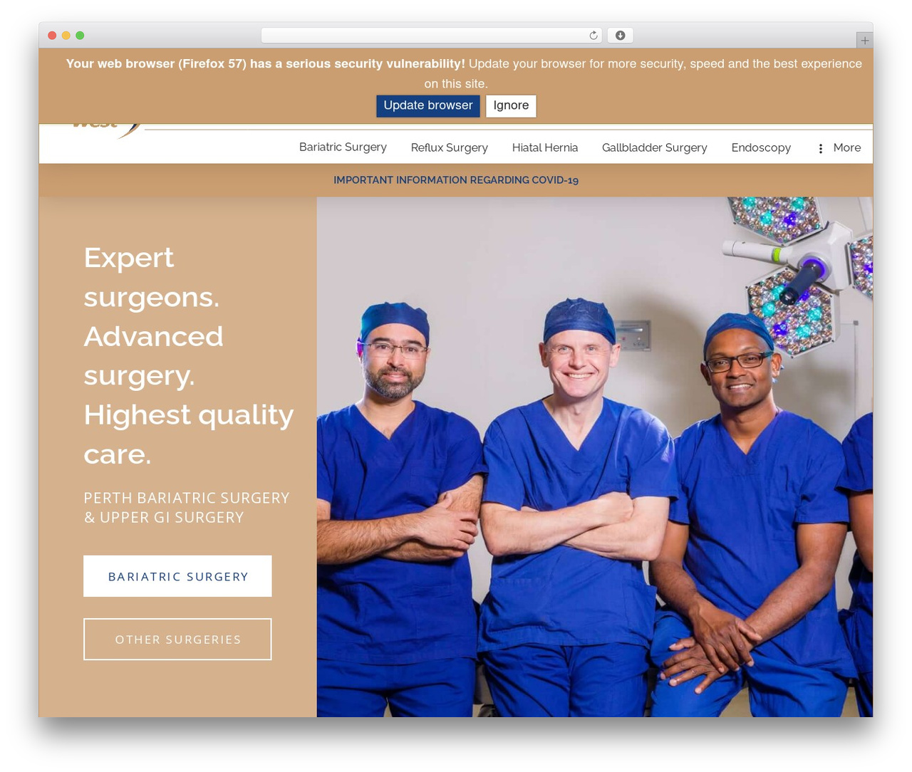 Pro WordPress theme - uppergiwest.com.au
