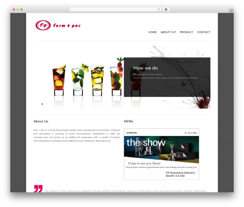 Solid WP WordPress theme - formpac.com