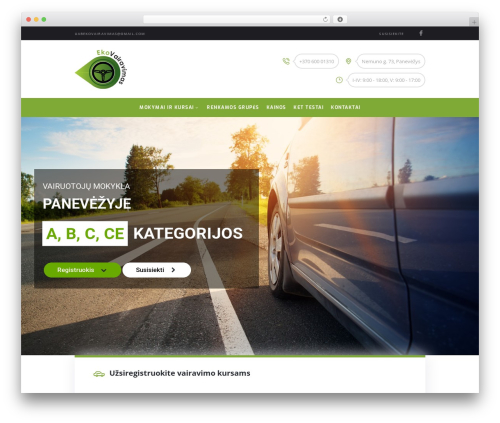 Theme WordPress FSDriving - ekovairavimas.eu