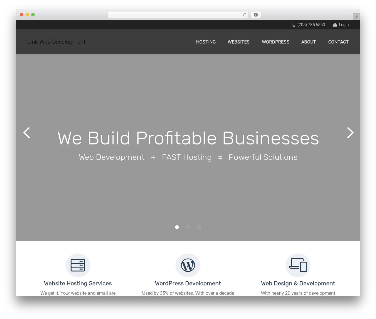 Theme WordPress Link Web - linkweb.ca