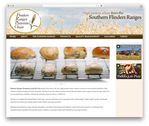 Views Base WordPress theme design - flindersgrain.com.au