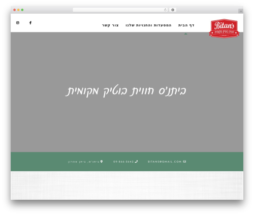 WordPress theme Celina - bitans.co.il
