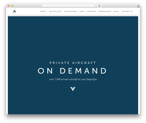 WordPress theme Avion - flyavion.com