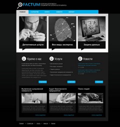 WordPress theme Factum WP Theme by SLC