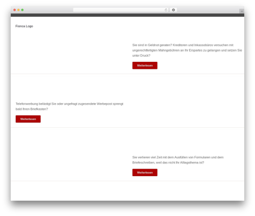 Fionca core WordPress plugin - adminator.ch