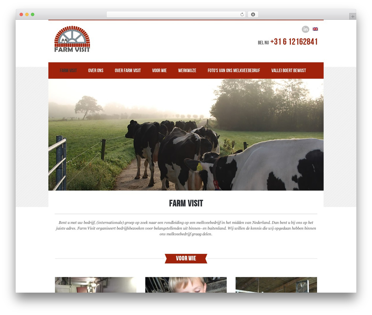 WordPress theme FloZo - farmvisit.nl