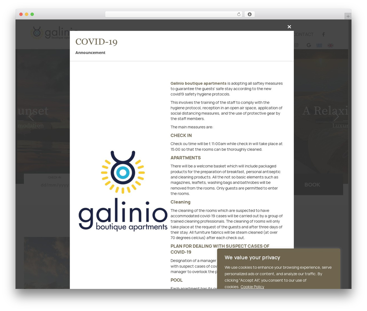 WordPress theme GP - galinio.com