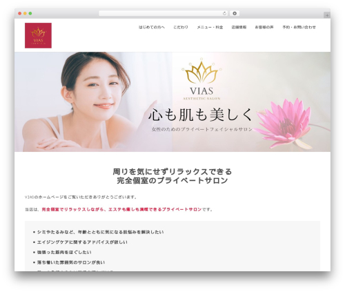 WordPress theme Lightning - vias.salon