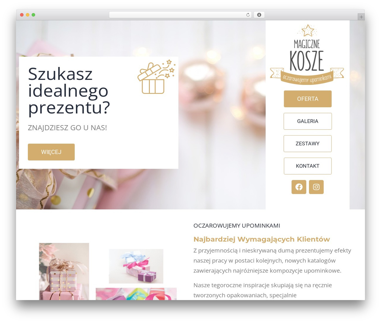WordPress theme morris - magiczne-kosze.pl