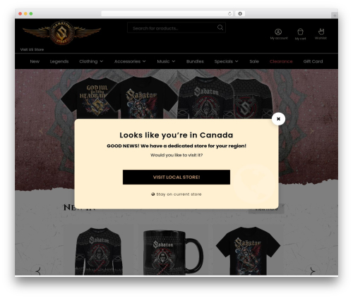Woocommerce tax display by country WordPress plugin - store.sabaton.net