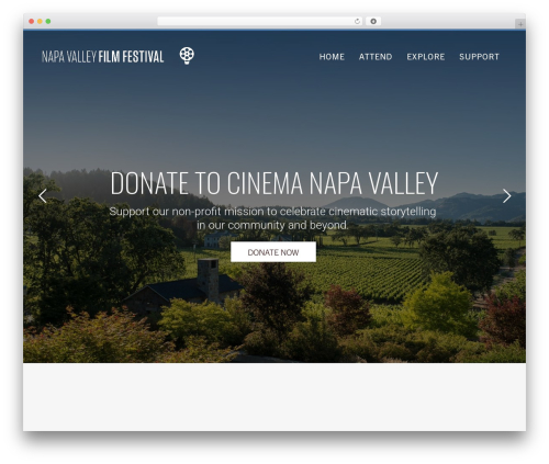 Bridge theme WordPress - napavalleyfilmfest.org