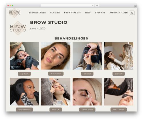 Brow Studio theme WordPress - www.brow-studio.nl
