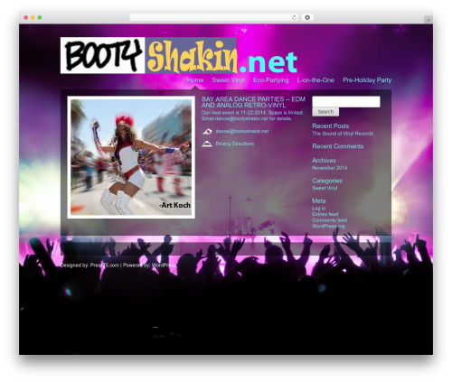 Cafe Elements best WordPress theme - bootyshakin.net