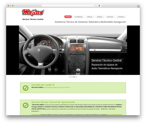 Clear Theme WordPress theme - electronicamejias.es