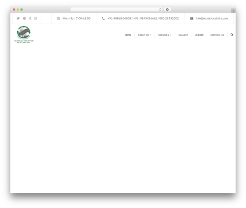 Ova project WordPress plugin - nirantharainfra.com