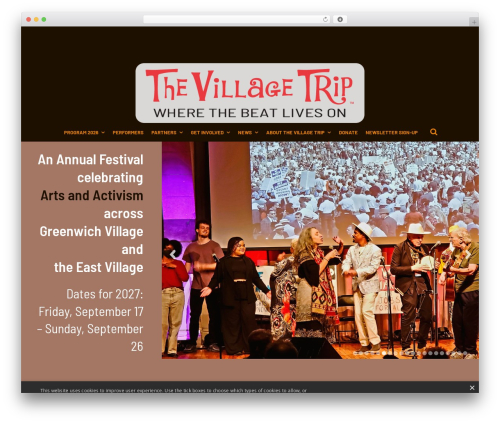Create WordPress theme - thevillagetrip.com