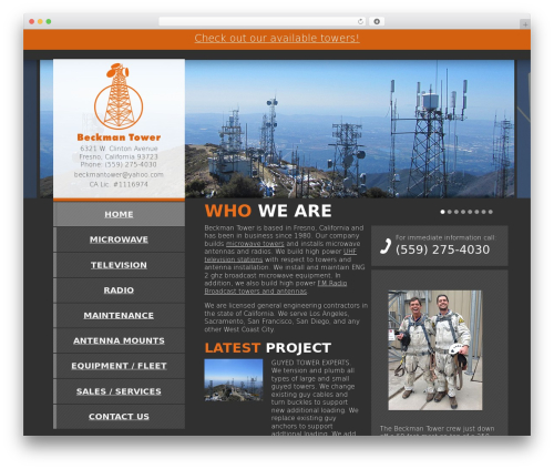 Digital Attic WordPress theme - beckmantower.com