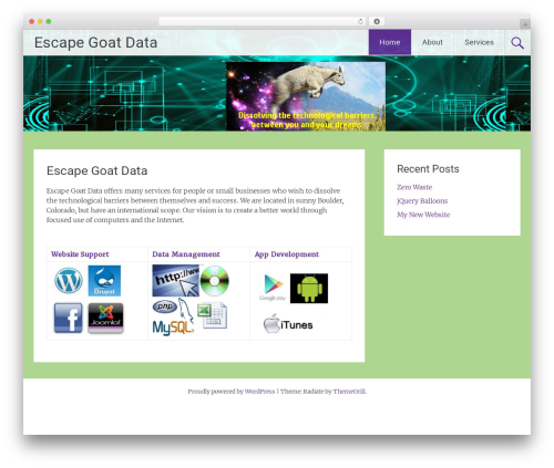 egd WordPress theme - escapegoatdata.com