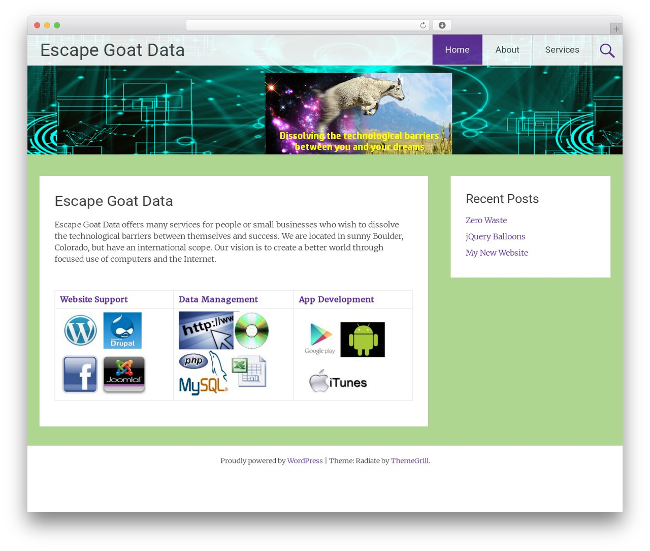 egd WordPress theme - escapegoatdata.com