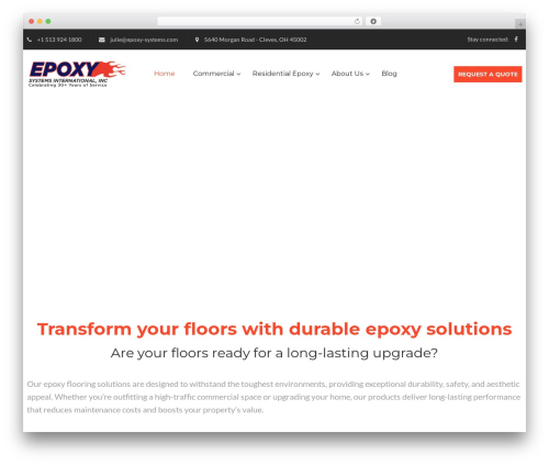 FactoryPlus best WordPress theme - epoxy-systems.com