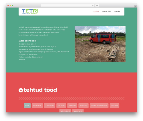 Kronos WP WordPress theme - ehitustoode.ee
