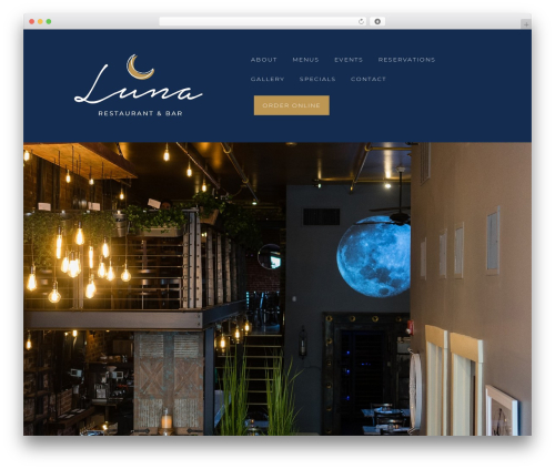 Squared WordPress restaurant theme - www.lunajc.com