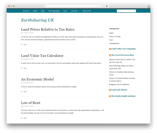 Theme WordPress Rumput Hijau - earthsharing.co.uk