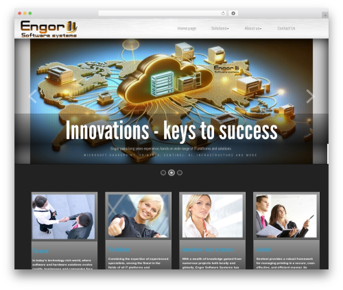 Tempus HD WordPress theme - engor.co.il