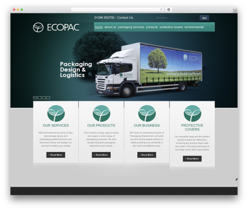 WordPress Theme 1447 WordPress theme - ecopac.co.uk/home