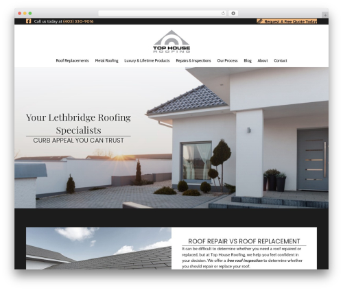 WordPress theme Beaver Builder Theme - tophouseroofing.com