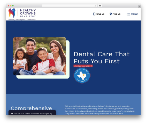 Ultimate multisite WordPress plugin - healthycrownsdentistry.com