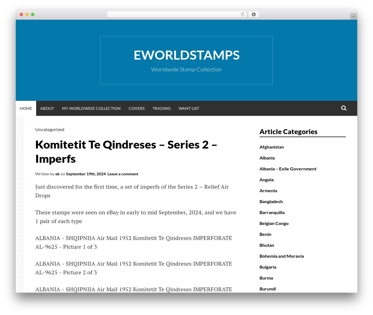 WordPress theme Simone - eworldstamps.com WordPress theme Simone - eworldstamps.com