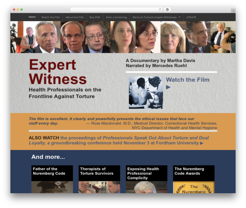WordPress theme WP-Forge - expertwitnessagainsttorture.com