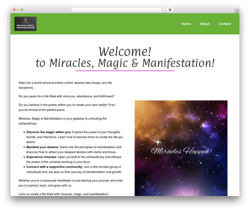 Wp ultimo WordPress plugin - miraclesmagicmanifestation.com