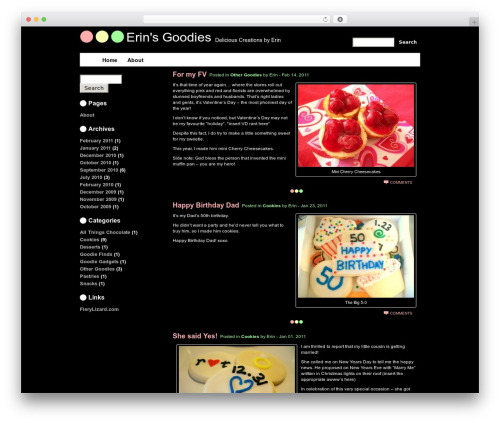 WP theme Stoplight - erinsgoodies.com
