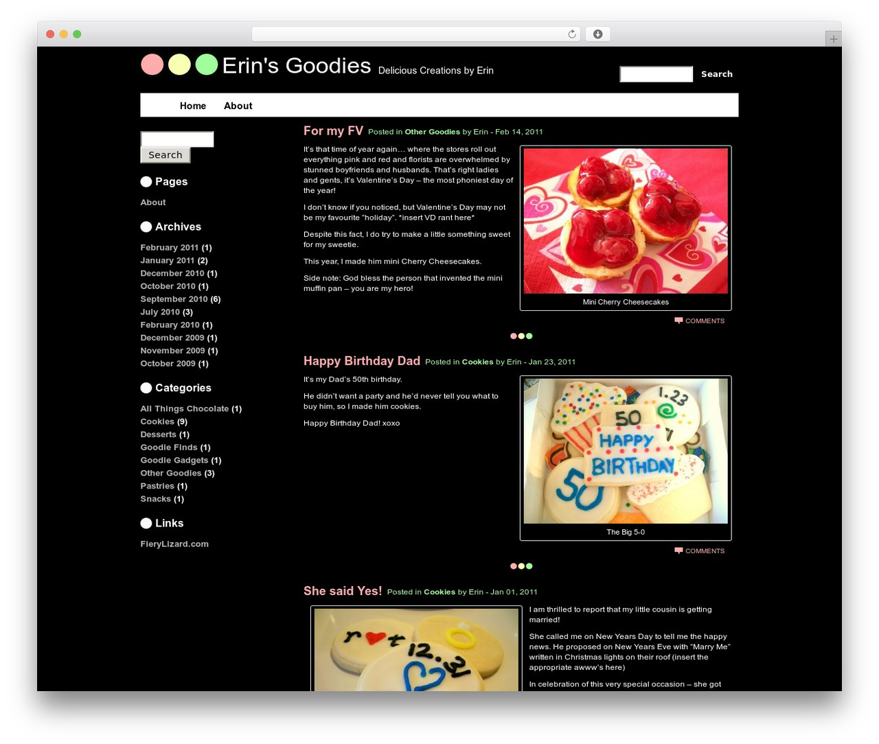 WP theme Stoplight - erinsgoodies.com WP theme Stoplight - erinsgoodies.com
