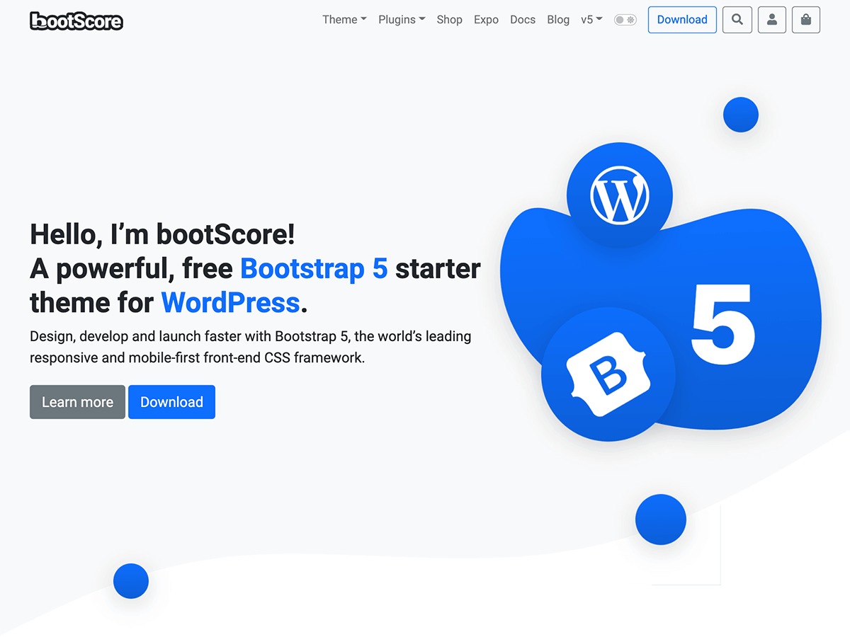 bootScore 5 best WooCommerce theme