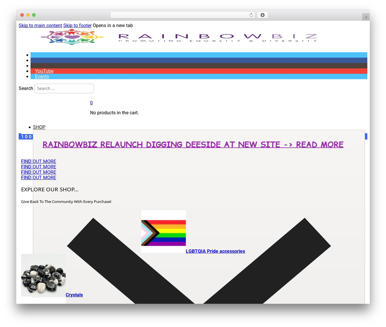 Bricks WordPress theme - rainbowbiz.org.uk