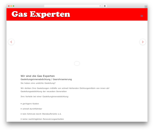 Divi WordPress theme - gas-experten.de