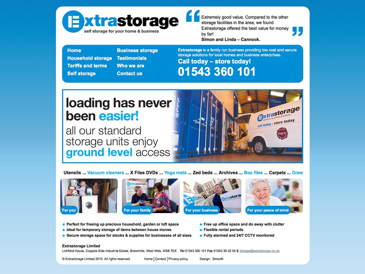 Extra Storage theme WordPress by Richard Coates