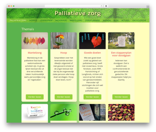 Macho WordPress theme - palliatievezorg.nl
