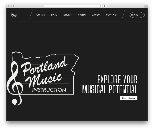 Magnar WordPress theme - portlandmusicinstruction.com
