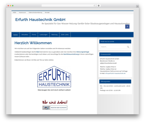 Smartline WordPress theme - erfurth-haustechnik.de Smartline WordPress theme - erfurth-haustechnik.de