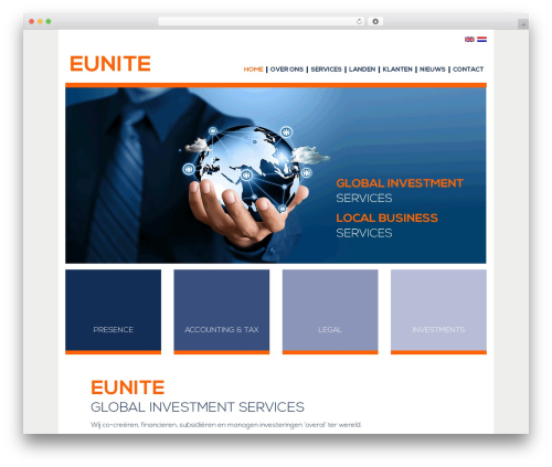 Theme WordPress Eunite - eunite.nl