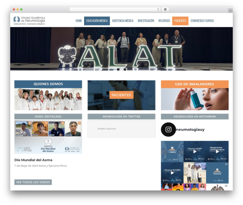 Easy Twitter Feed (easy-twitter-feeds) free WordPress plugin - neumologia.edu.uy