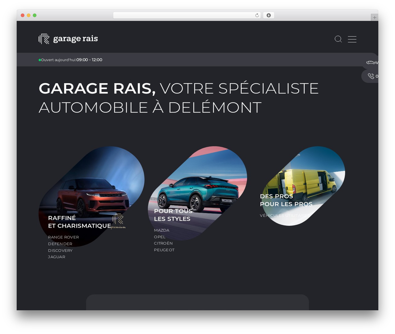 Theme WordPress Thème Pomzed - garagerais.ch
