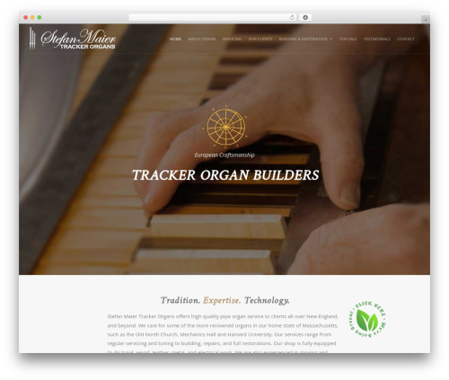 WordPress theme Create - trackerorgans.com