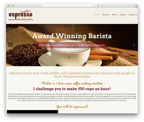 WordPress theme Ambience - espressoonthego.com.au WordPress theme Ambience - espressoonthego.com.au