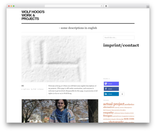 WordPress theme Origin - en.hoog.at